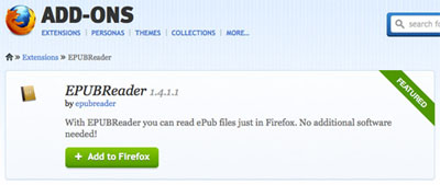epubreader for firefox