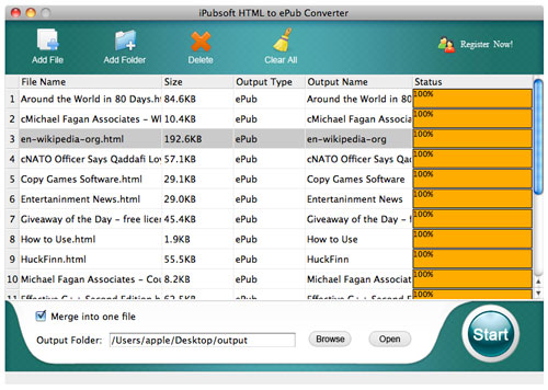 status indication after converted