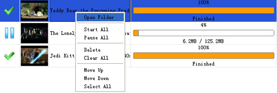 locate to open folder
