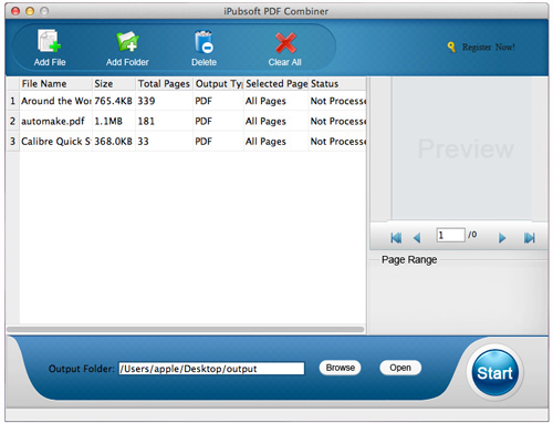 add files to combine multiple pdfs on mac
