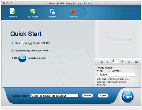 pdf image extractor for mac screenshot
