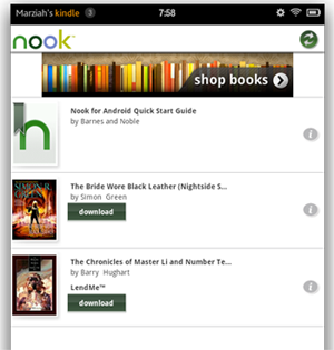 nook app on kindle fire